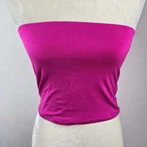 NWT Express Fuchsia Strapless Top